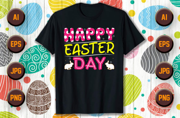 Download Happy Easter Typography T Shirt Design 2 - T shirt design Collection