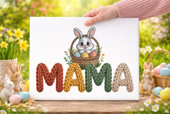 Download Easter Faux Crochet Mama PNG - Easter faux crochet Collection