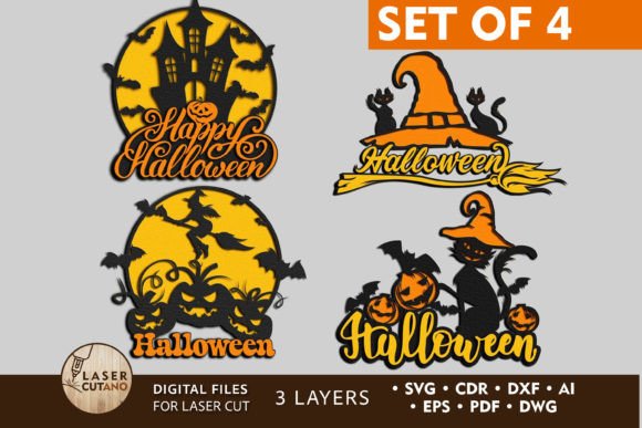 Download Halloween Bundle for Laser Cut &amp; Cricut - Cricut Collection