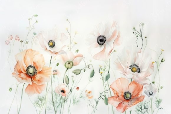 Download Delicate Watercolor Flowers - Delicate watercolor Collection